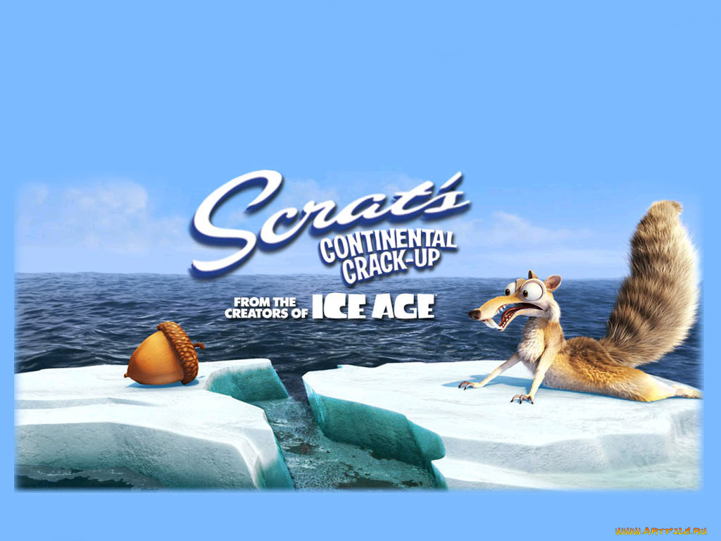 scrat`s, continental, crack, up, , ice, age, drift